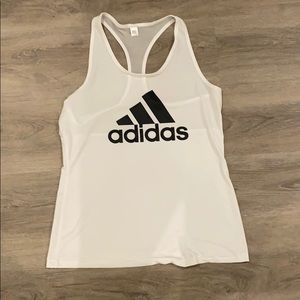 White adidas tank